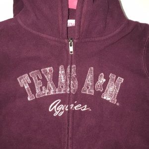 Colosseum Athletics Texas A&M Sequin Fleece Hoodie
